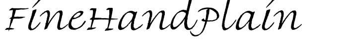 FineHandPlain