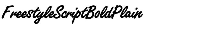 FreestyleScriptBoldPlain