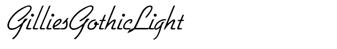 GilliesGothicLight