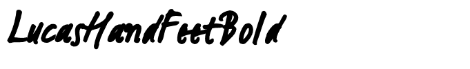 LucasHandFeetBold