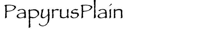 PapyrusPlain