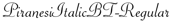 PiranesiItalicBT-Regular