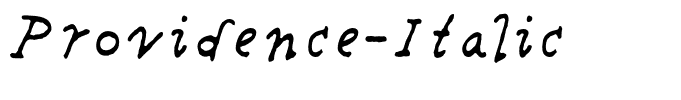 Providence-Italic