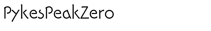 PykesPeakZero