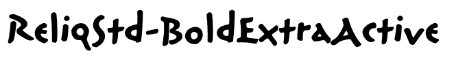 ReliqStd-BoldExtraActive