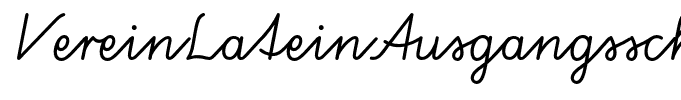 VereinLateinAusgangsschriftBQ