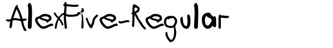 AlexFive-Regular