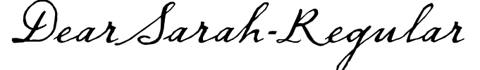 DearSarah-Regular