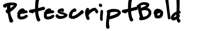 PetescriptBold