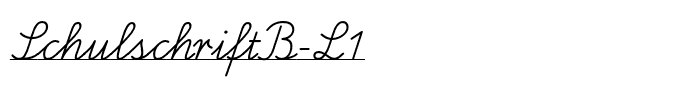 SchulschriftB-L1