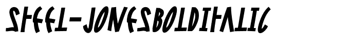 Steel-JonesBoldItalic