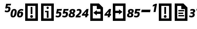 FagoOfficeSerif-BoldExpItalic