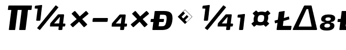 Max-ExtraBoldItalicSCExpert