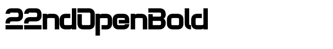 22ndOpenBold