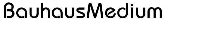 BauhausMedium