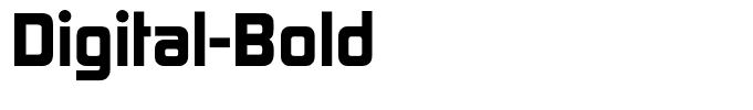 Digital-Bold