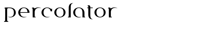 Percolator