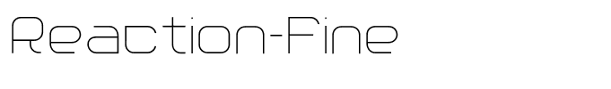 Reaction-Fine
