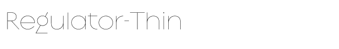 Regulator-Thin