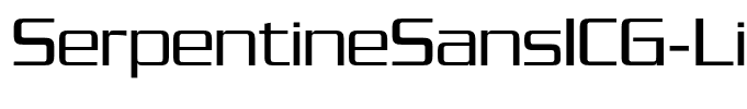 SerpentineSansICG-Light