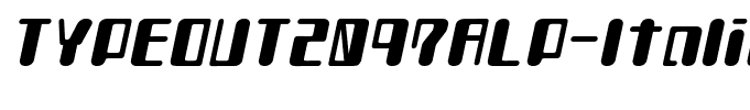 TYPEOUT2097ALP-Italic