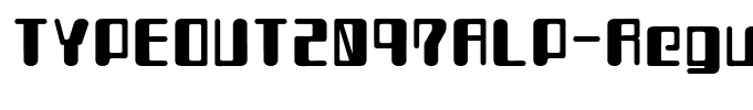 TYPEOUT2097ALP-Regular