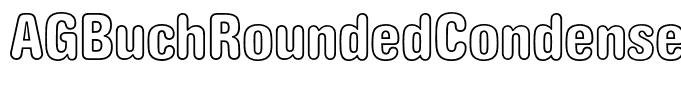 AGBuchRoundedCondensedBQ-BoldOutline