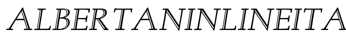 AlbertanInlineItalic