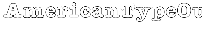 AmericanTypeOutline