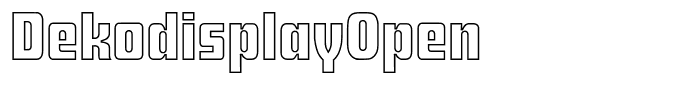 DekodisplayOpen