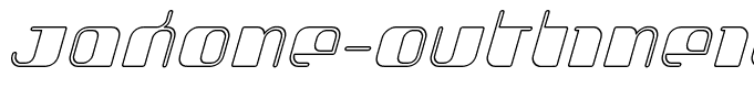 Jakone-OutlineItalic