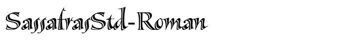 SassafrasStd-Roman
