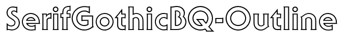 SerifGothicBQ-Outline