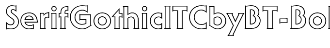 SerifGothicITCbyBT-BoldOutline
