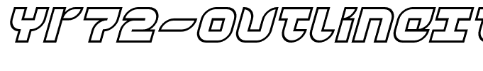 Yr72-OutlineItalic