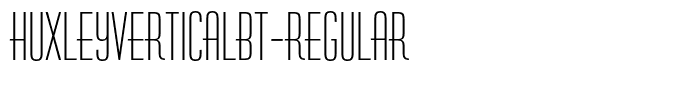 HuxleyVerticalBT-Regular
