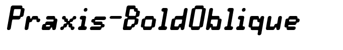 Praxis-BoldOblique