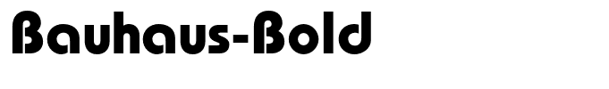 Bauhaus-Bold
