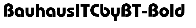 BauhausITCbyBT-Bold