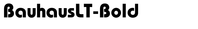 BauhausLT-Bold