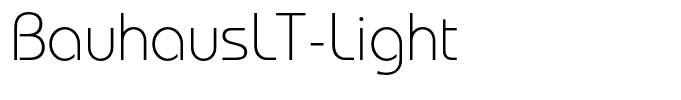 BauhausLT-Light