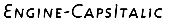 Engine-CapsItalic