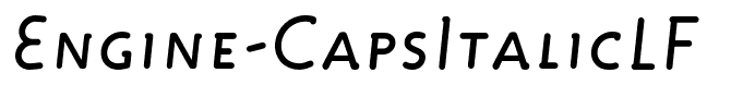 Engine-CapsItalicLF
