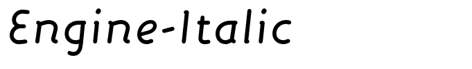 Engine-Italic