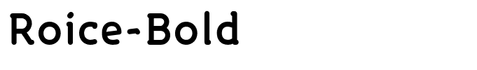 Roice-Bold