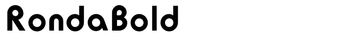 RondaBold