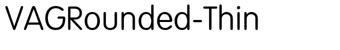 VAGRounded-Thin