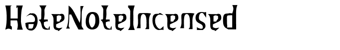 HateNoteIncensed