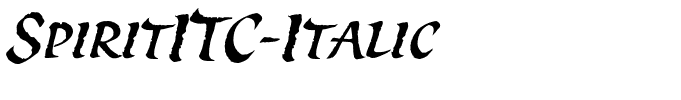 SpiritITC-Italic