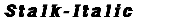 Stalk-Italic